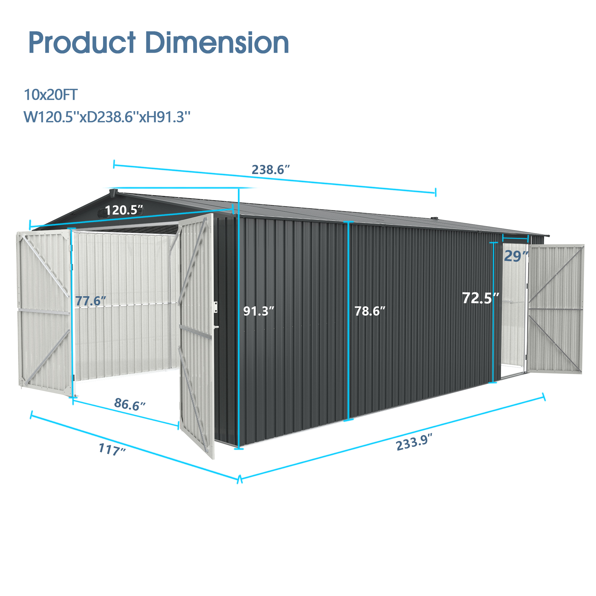 Where to Buy the 20x10 FT Outdoor Storage Shed